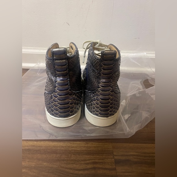 Blue snakeskin Christian Louboutins size 45 EU - Picture 7 of 8